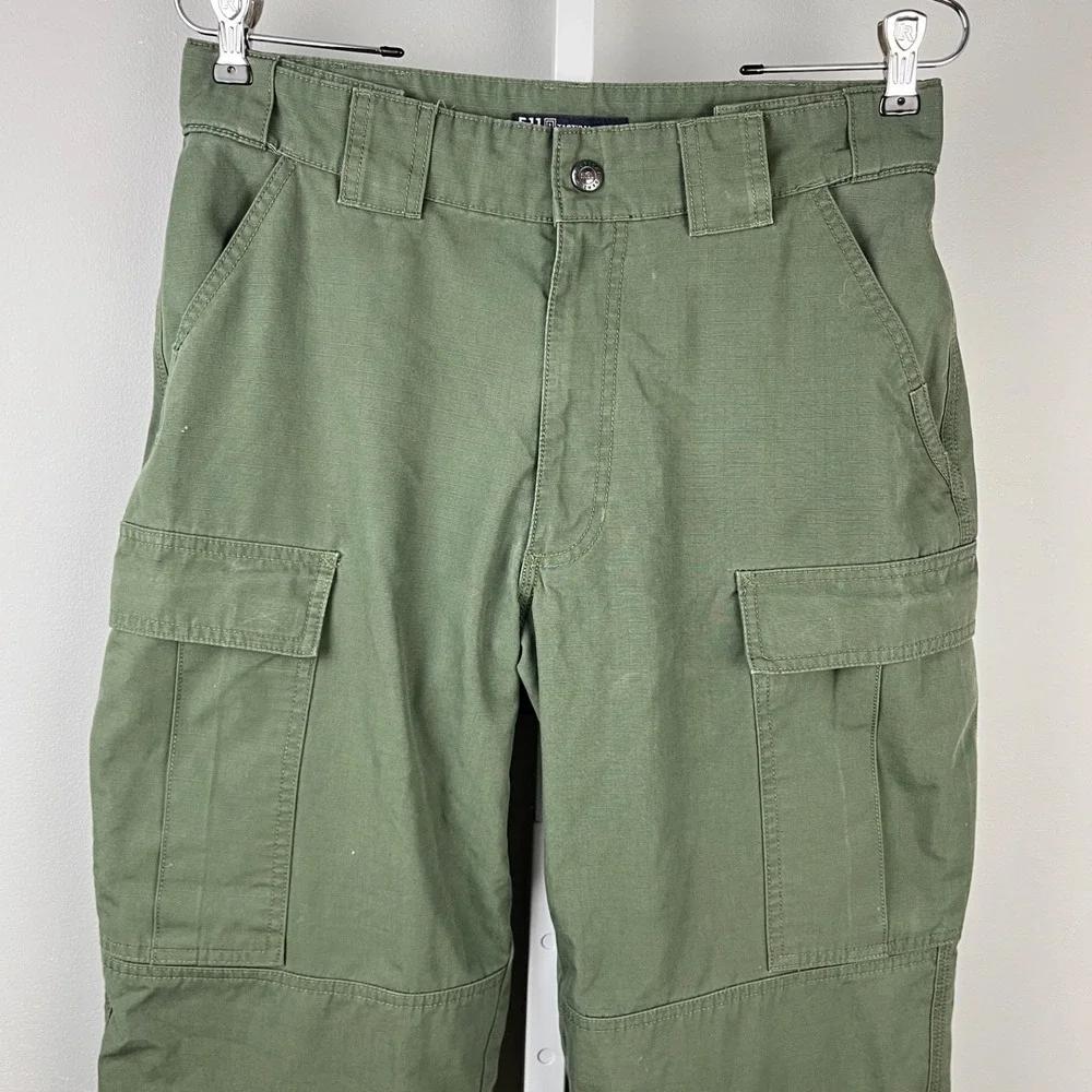 5.11 Tactical Taclite TDU Cargo Pants Mens M Relaxed Fit Olive Green Workwear‎